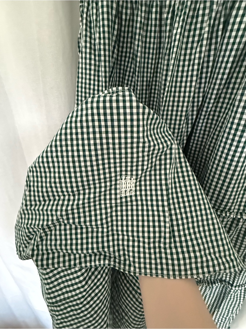 Hill House Emerald Gingham Ellie Nap Dress size S EUC - Picture 4 of 5